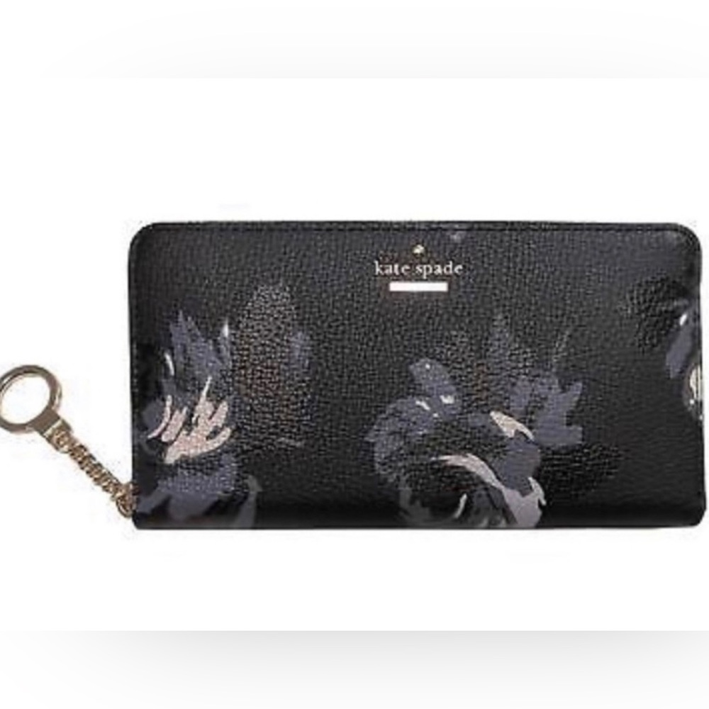 NWT Kate Spade Neda Briar Lane Night Rose Wallet